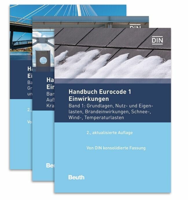 Handbuch Eurocode 1 Einwirkungen Band 1 bis Band 3 main product photo