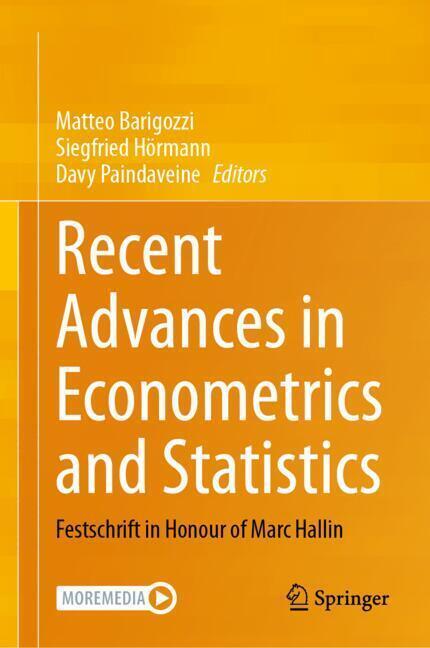 Recent Advances in Econometrics and Statistics main product photo