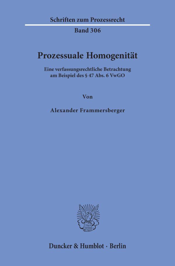 Prozessuale Homogenität main product photo
