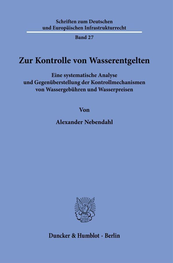 Zur Kontrolle von Wasserentgelten main product photo