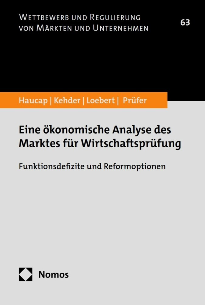Eine ökonomische Analyse des Marktes für Wirtschaftsprüfung main product photo