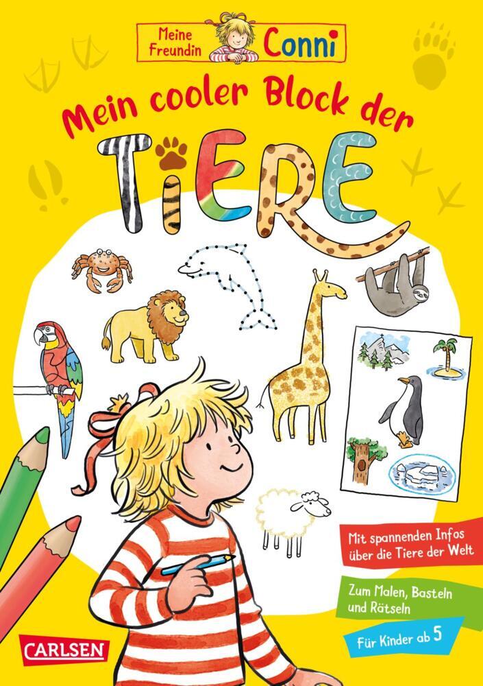 Conni Gelbe Reihe (Beschäftigungsbuch): Mein cooler Block der Tiere main product photo