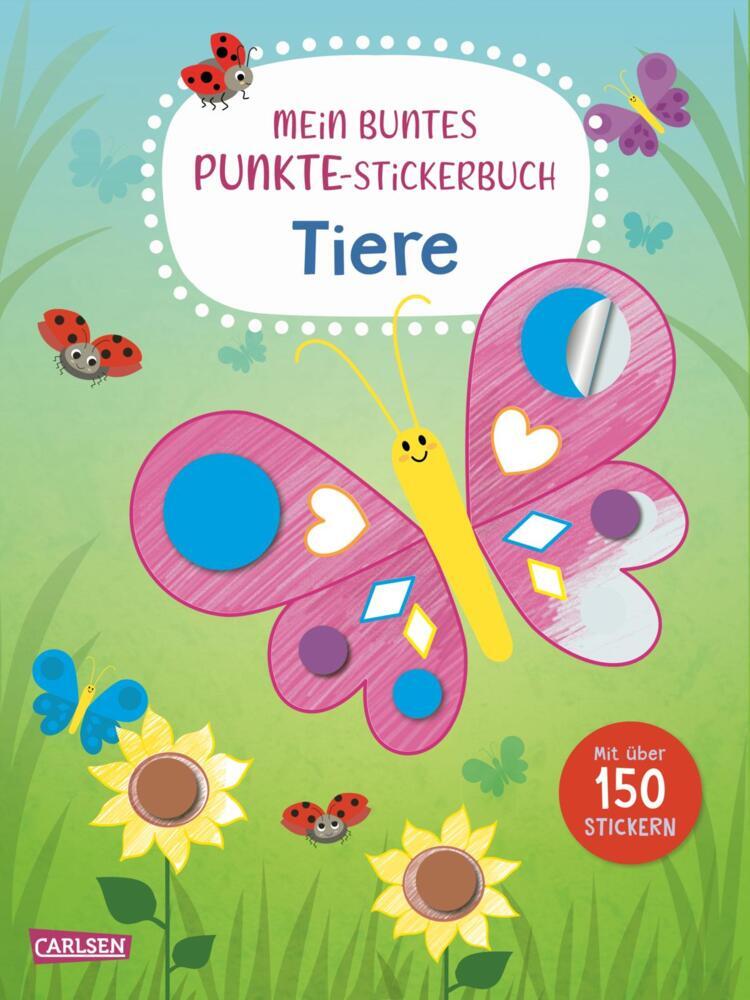 Mein buntes Punkte-Stickerbuch: Tiere main product photo