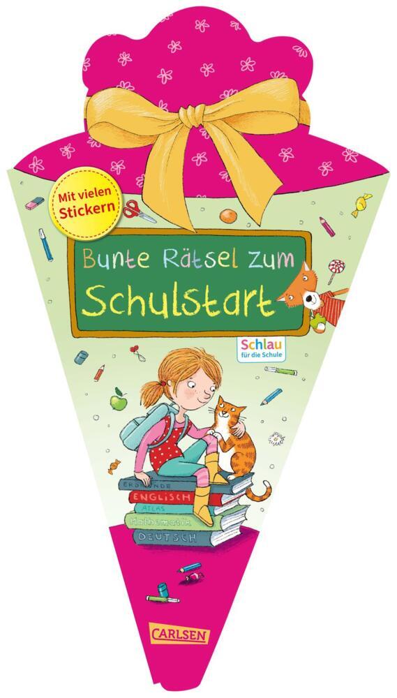 Schlau für die Schule: Bunte Rätsel zum Schulstart (Schultüte 2025 rosa) main product photo