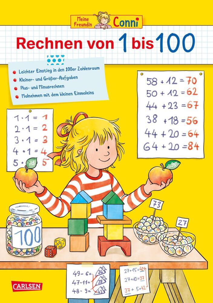 Conni Gelbe Reihe (Beschäftigungsbuch): Rechnen von 1 bis 100 main product photo