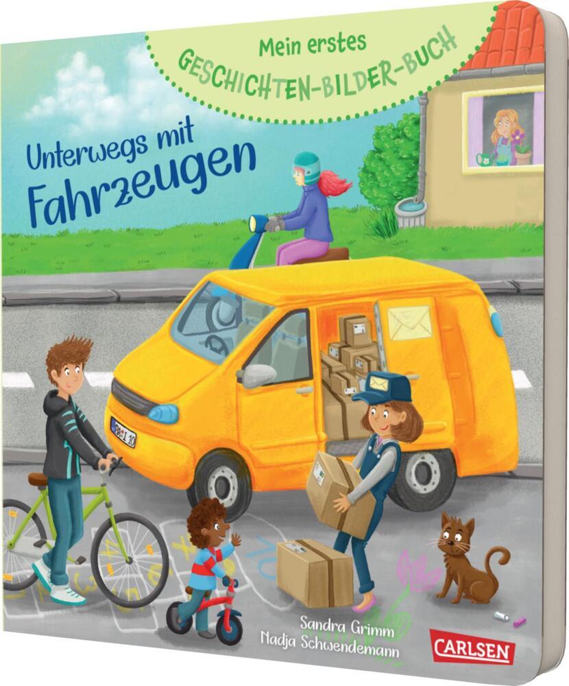 Mein erstes Geschichten-Bilder-Buch: Unterwegs mit Fahrzeugen main product photo