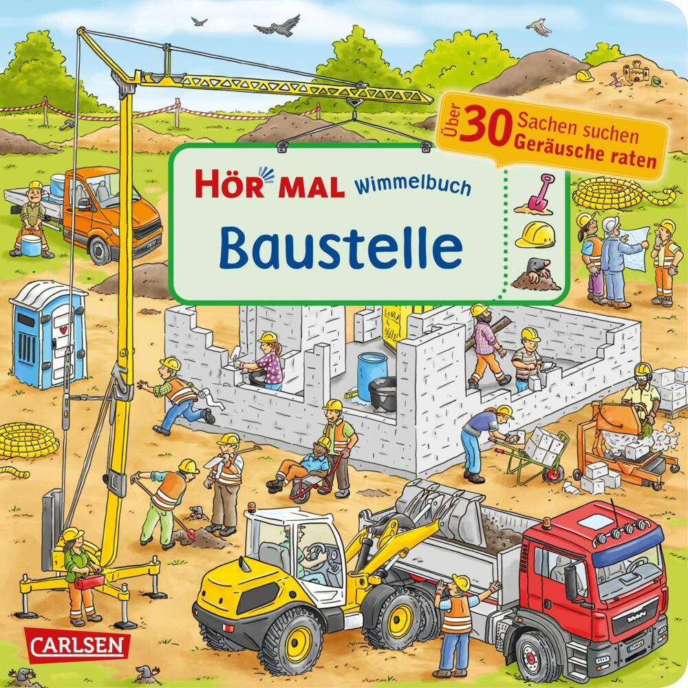 Hör mal (Soundbuch): Wimmelbuch: Baustelle main product photo
