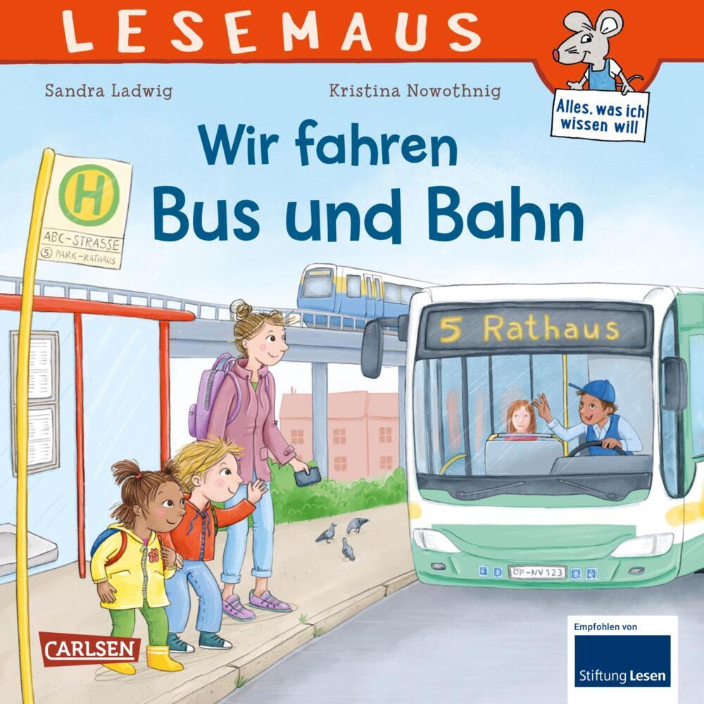 LESEMAUS 74: Wir fahren mit Bus und Bahn main product photo