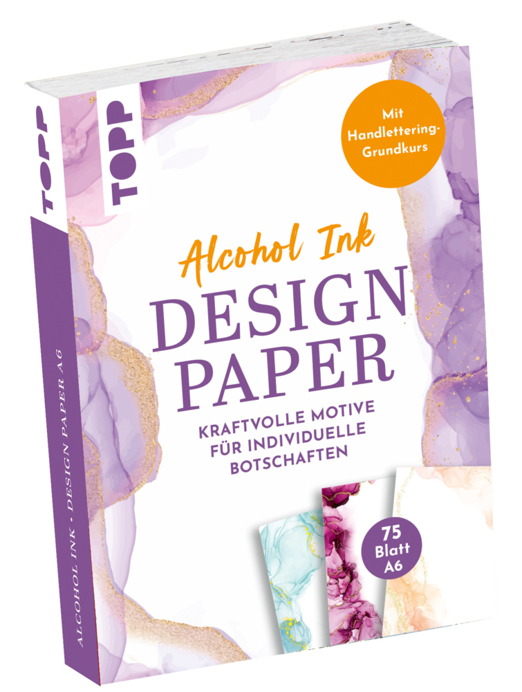 Design Paper DIN A6 Alcohol Ink main product photo