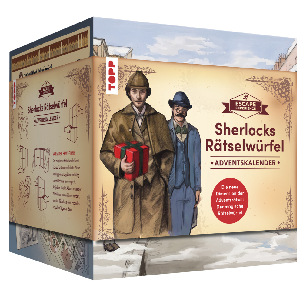 Escape Experience Adventskalender - Der magische Rätselwürfel: Sherlock Holmes und das mysteriöse Geschenk main product photo