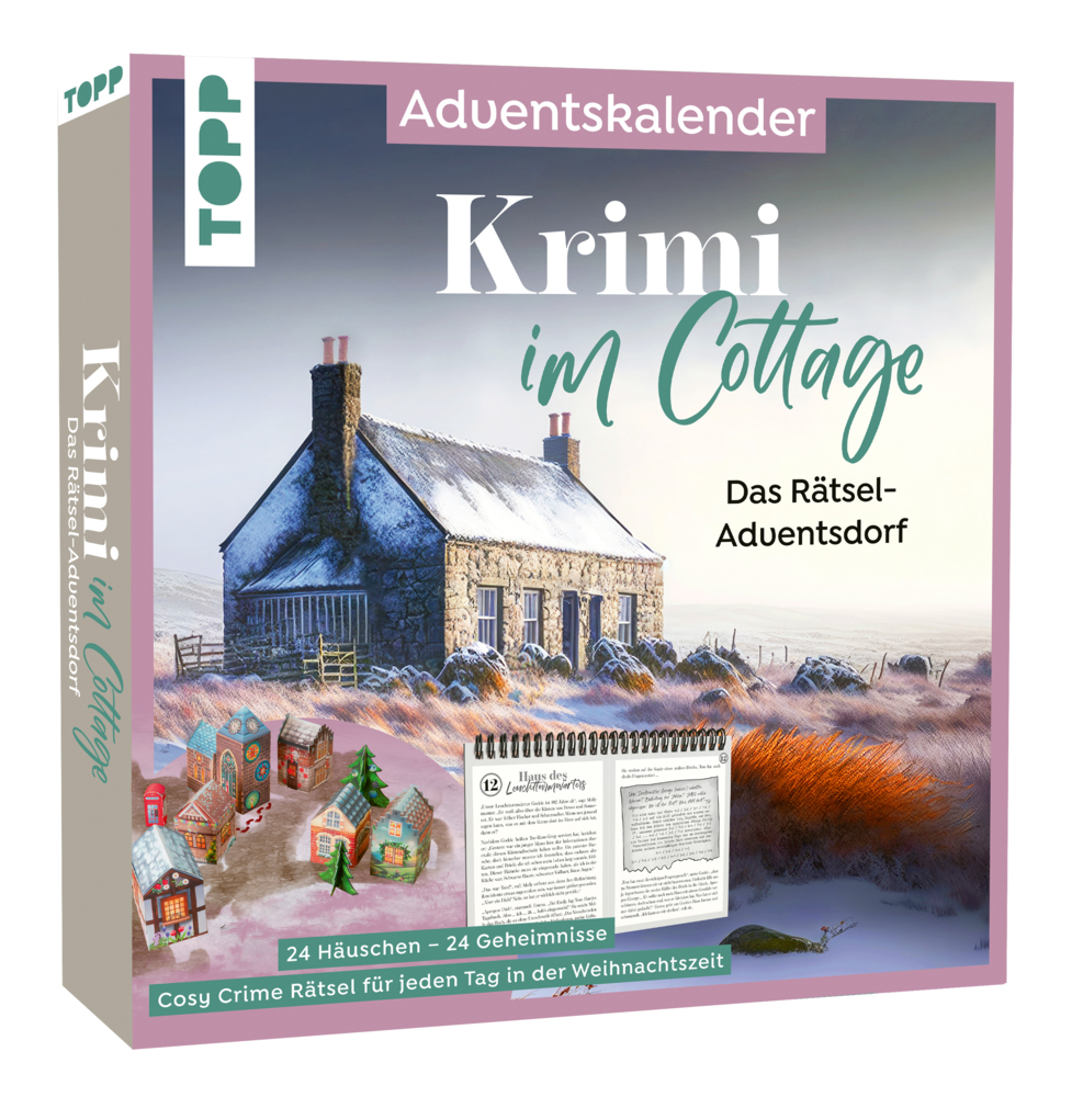Krimi im Cottage - Das Rätsel-Weihnachtsdorf - Adventskalender main product photo
