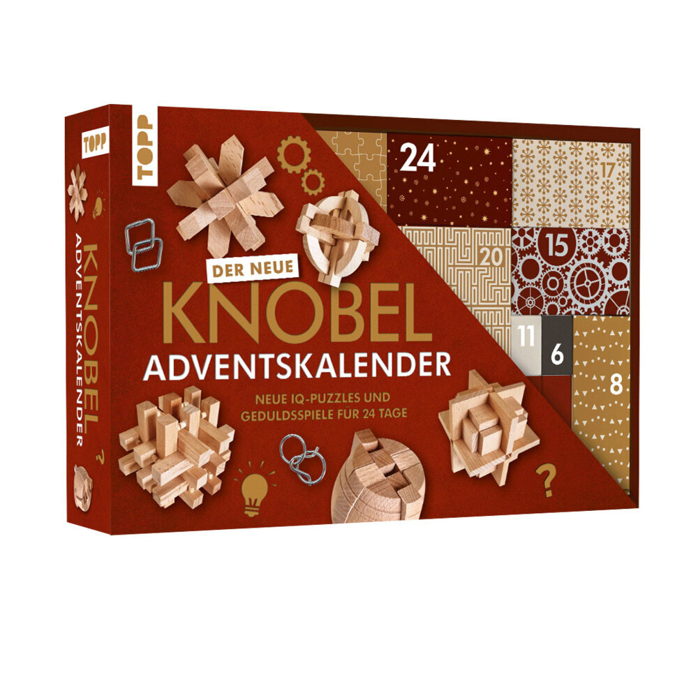 Knobelspiel-Adventskalender - Neue IQ-Puzzles und Geduldsspiele für 24 Tage main product photo