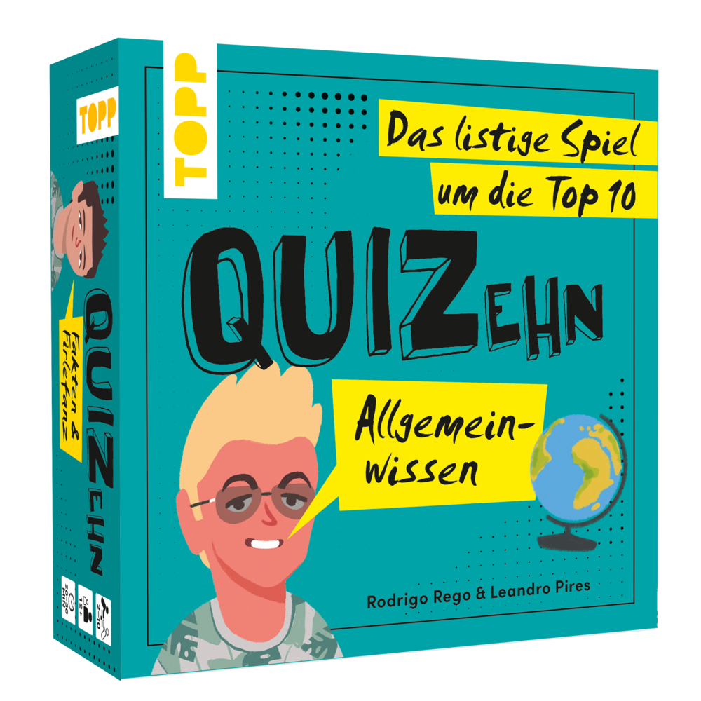 QUIZehn - Allgemeinwissen. Das listige Spiel um die Top 10 main product photo