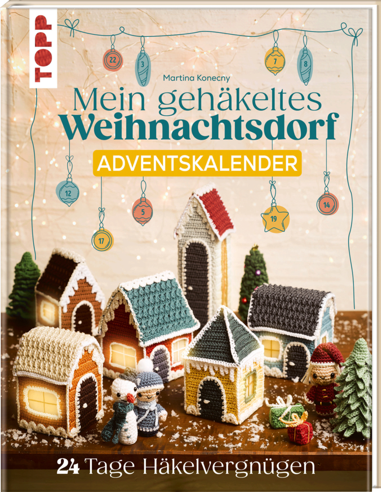 Mein gehäkeltes Weihnachtsdorf - Adventskalenderbuch main product photo