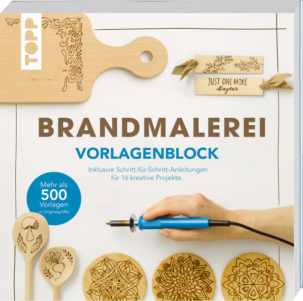 Brandmalerei. Vorlagenblock. Mehr als 500 Vorlagen in Originalgröße. main product photo