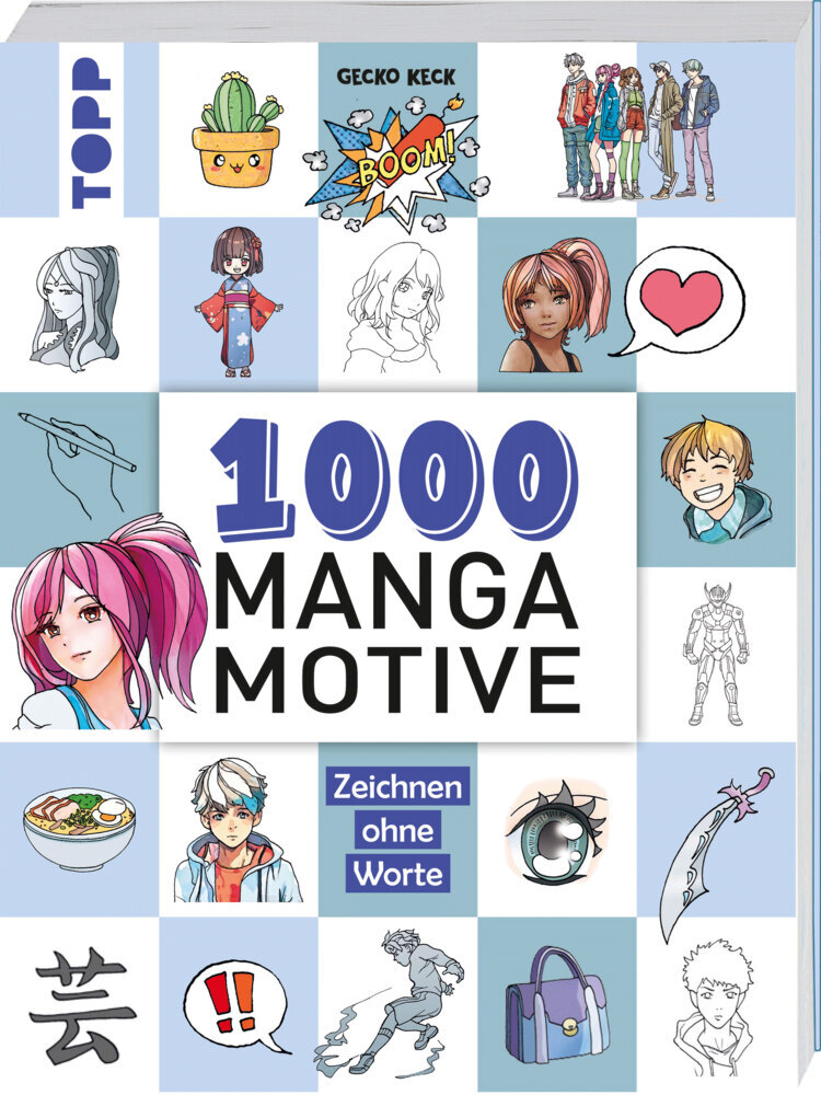 1000 Manga Motive zeichnen main product photo