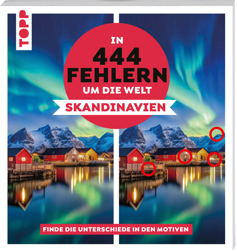 In 444 Fehlern um die Welt - Skandinavien. Finde die Unterschiede in den schönsten Motiven Skandinaviens main product photo