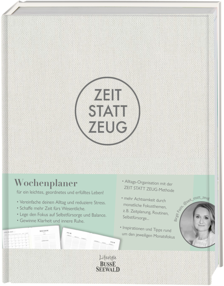 Zeit statt Zeug: Wochenplaner main product photo