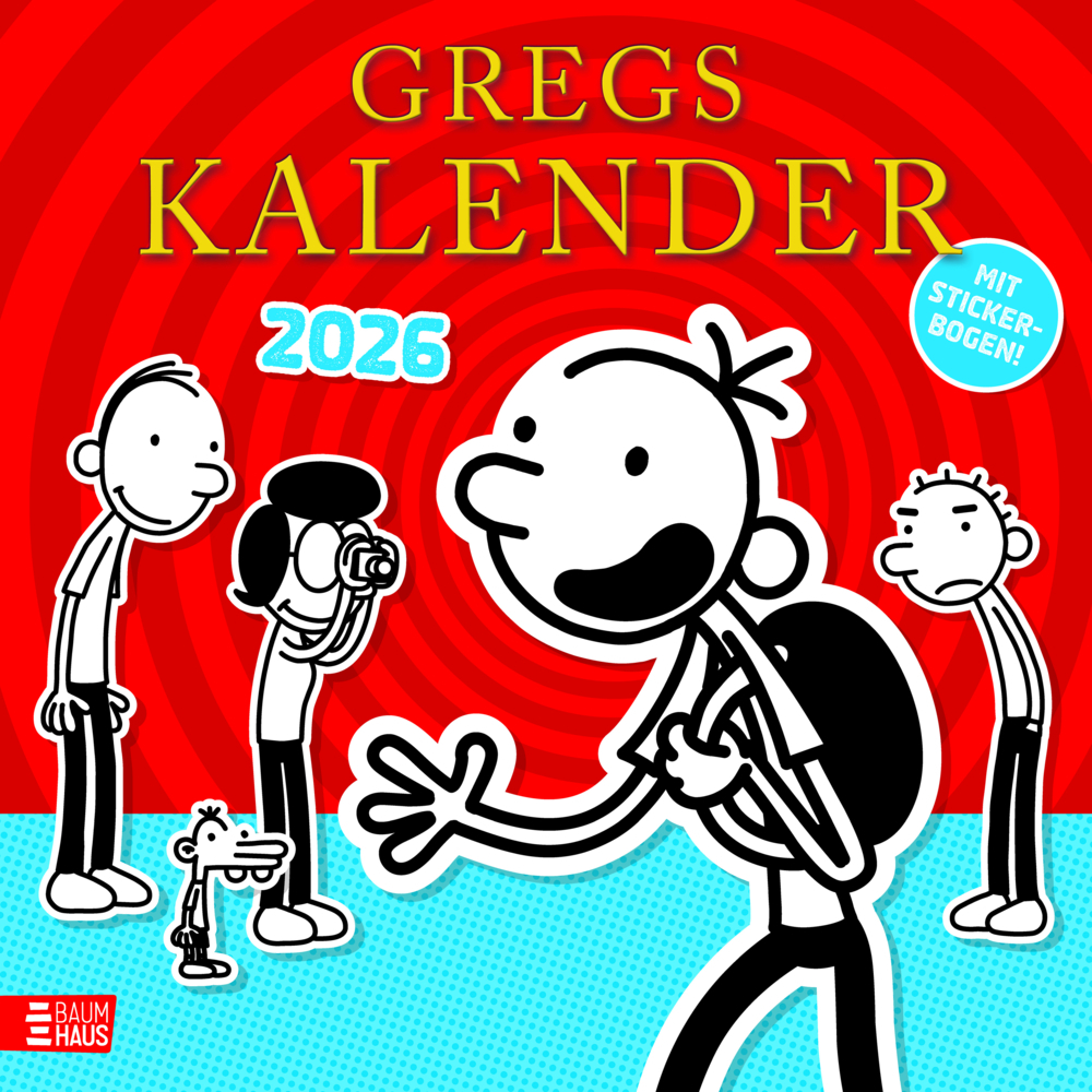 Gregs Kalender 2026 main product photo