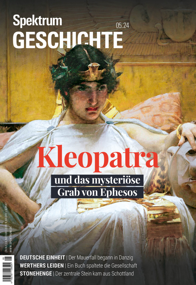 Spektrum Geschichte 5/2024 Kleopatra und das mysteriöse Grab von Ephesos main product photo