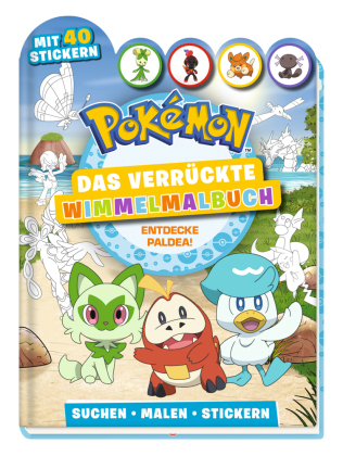 Pokémon: Das verrückte Wimmelmalbuch - Entdecke Paldea!