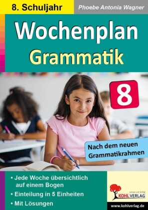 Wochenplan Grammatik / Klasse 8