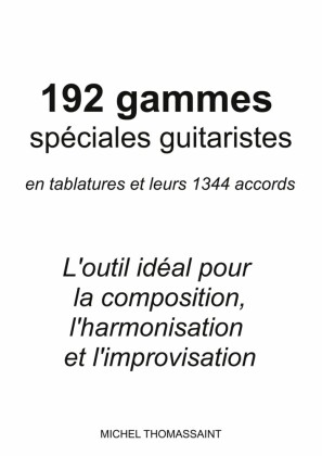 192 gammes spéciales guitaristes