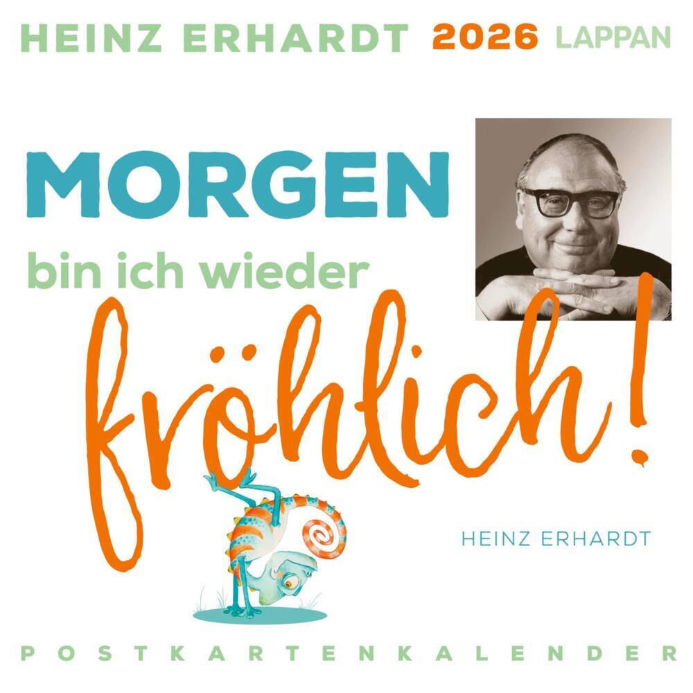 Heinz Erhardt Postkartenkalender 2026 main product photo