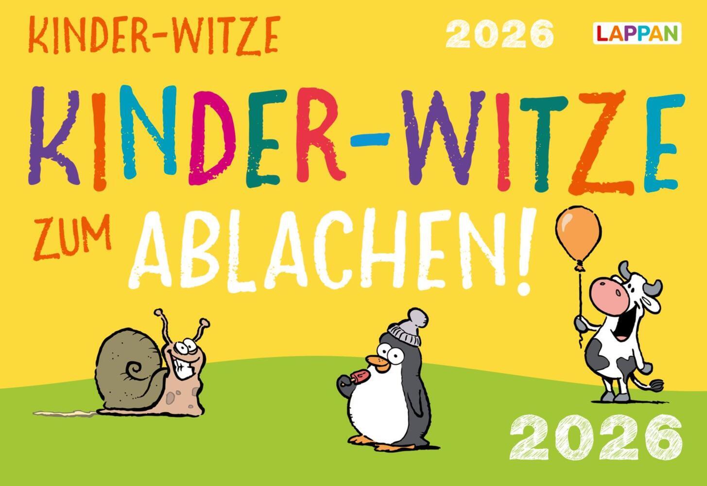 Kinder-Witze zum Ablachen! 2026: Mein Kalender für jeden Tag main product photo
