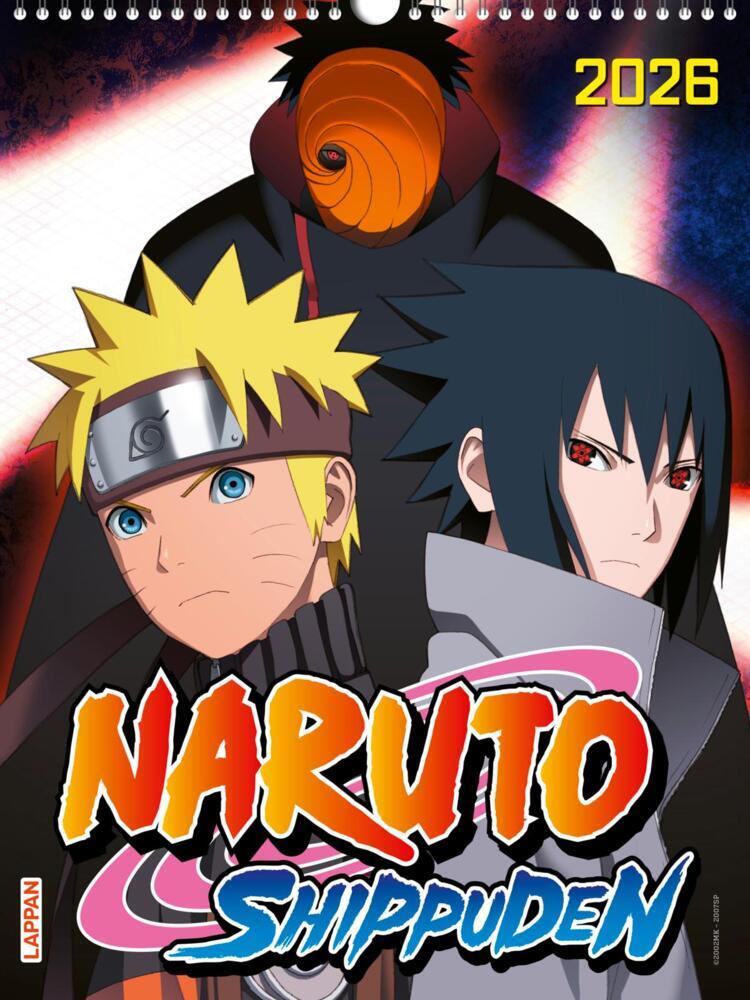 Naruto Shippuden Posterkalender 2026 main product photo