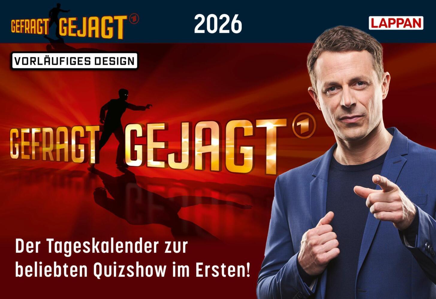 Gefragt Gejagt - Tagesabreißkalender 2026 main product photo