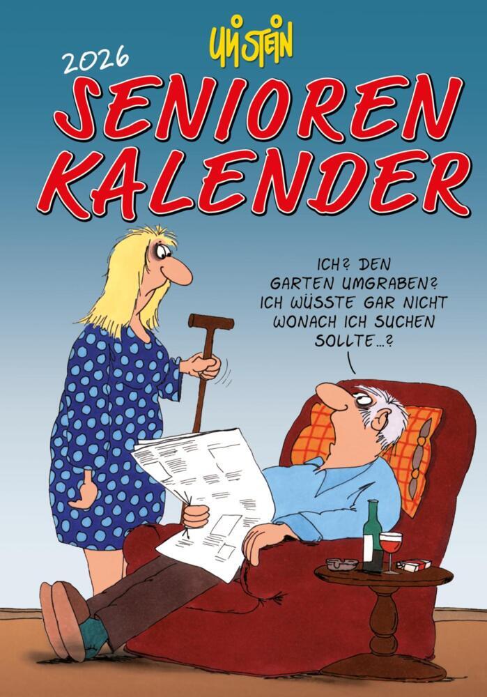 Uli Stein Senioren-Kalender 2026 mit Spiralbindung und Gummiband main product photo