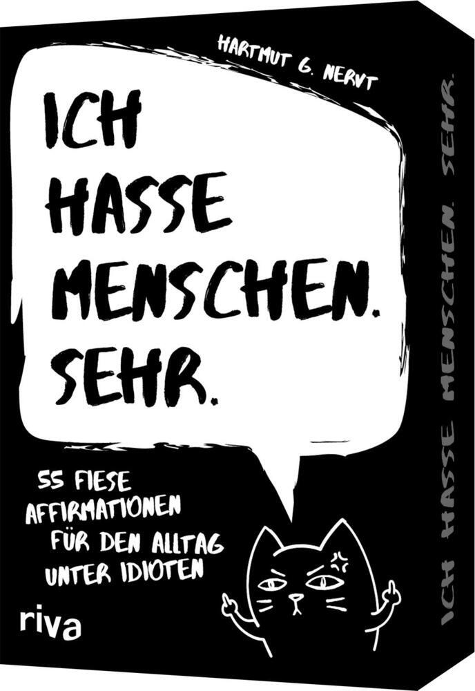 Ich hasse Menschen. Sehr. - 55 fiese Affirmationen für den Alltag unter Idioten main product photo