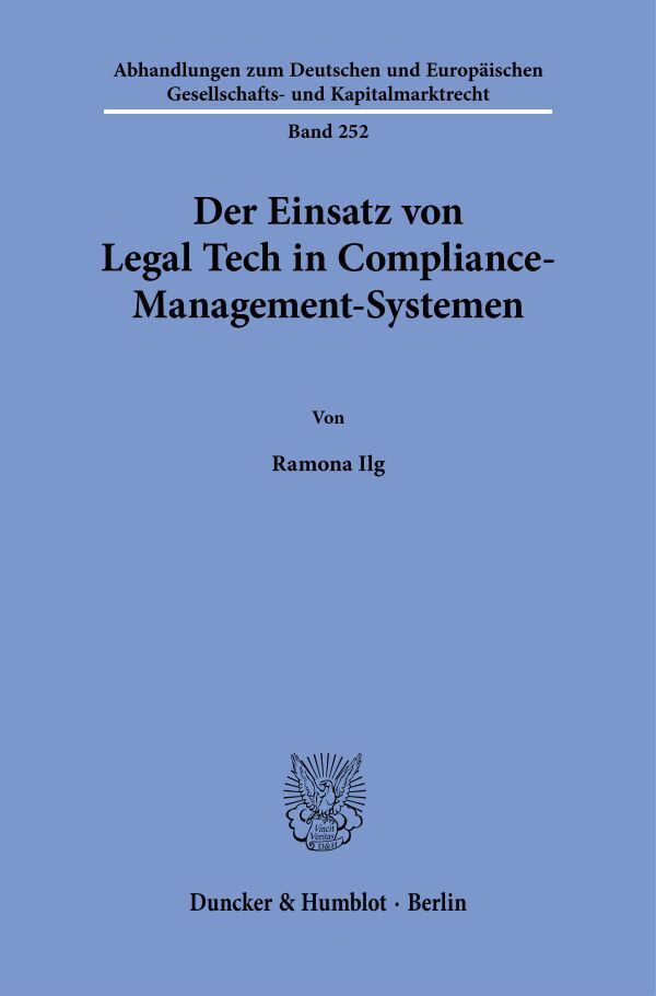 Der Einsatz von Legal Tech in Compliance-Management-Systemen main product photo