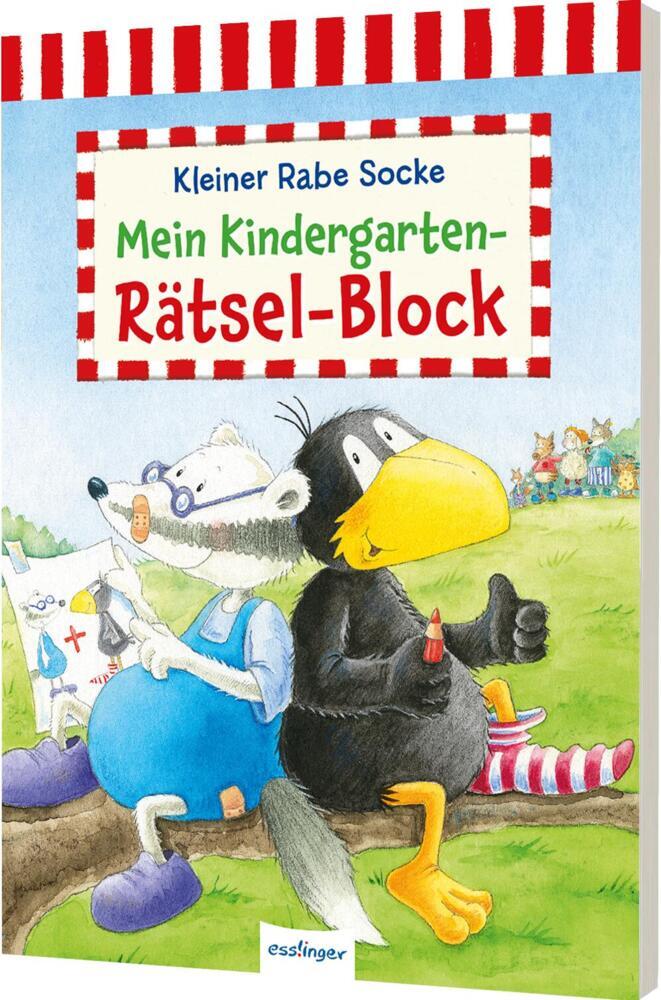 Der kleine Rabe Socke: Mein Kindergarten-Rätsel-Block main product photo