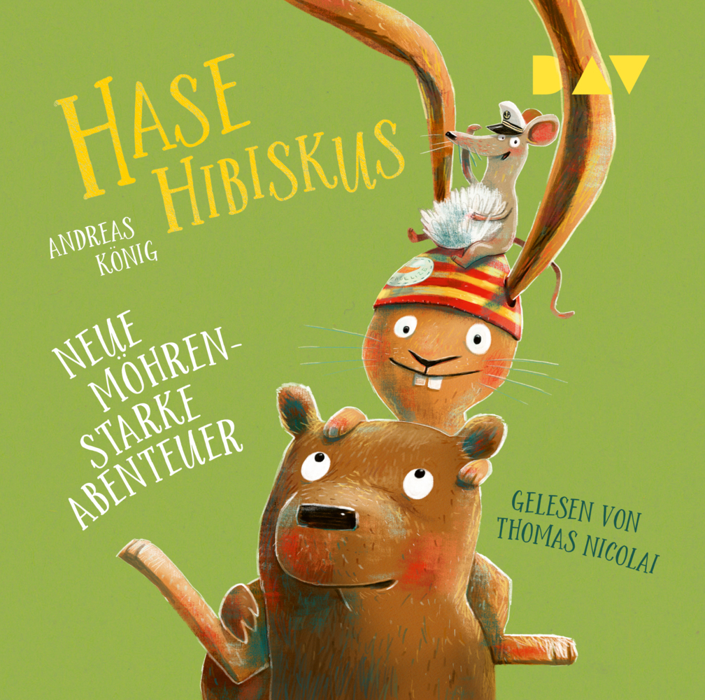 Hase Hibiskus. Neue möhrenstarke Abenteuer, 1 Audio-CD main product photo