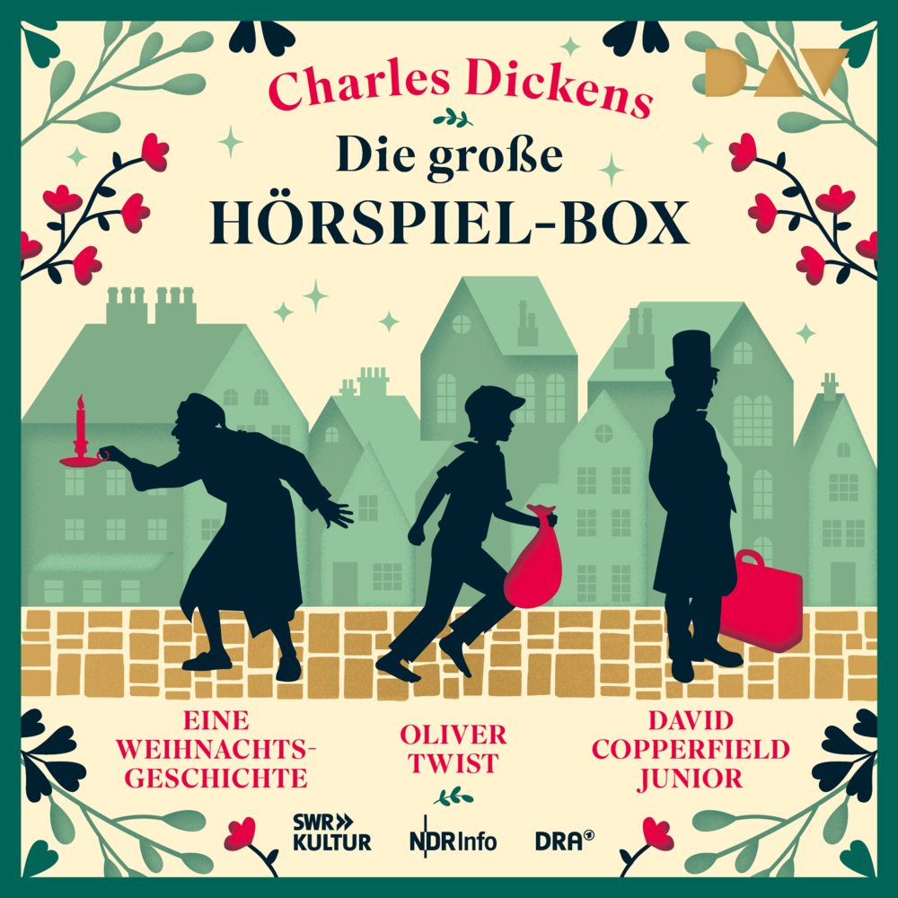 Die große Hörspiel-Box - Eine Weihnachtsgeschichte, Oliver Twist, David Copperfield Junior, 4 Audio-CD main product photo