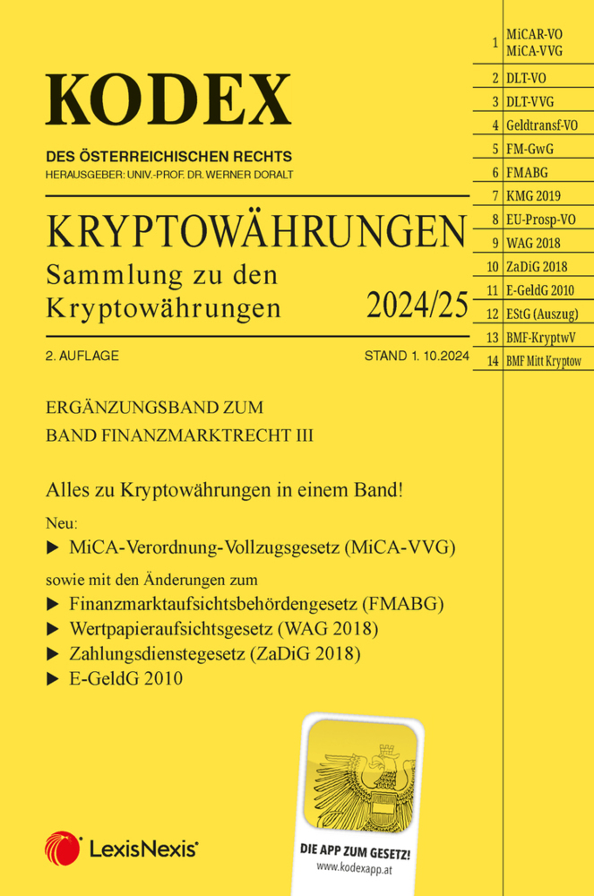 Kodex Kryptowährungen 2024/25 main product photo