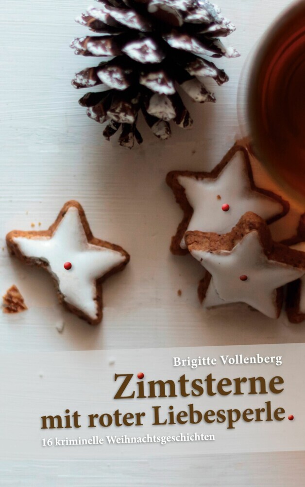 Zimtsterne mit roter Liebesperle main product photo