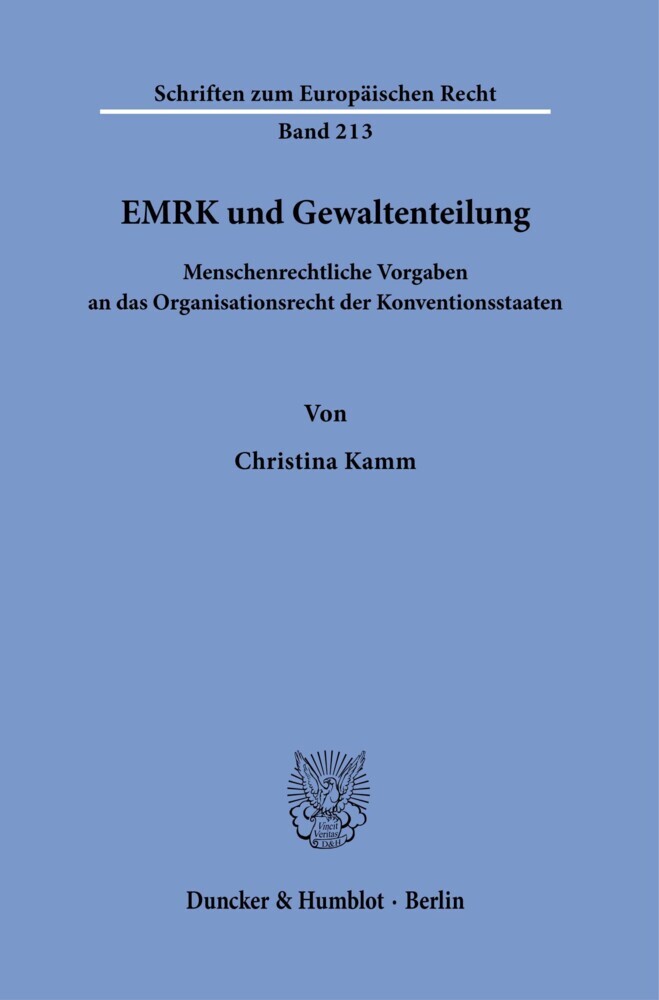 EMRK und Gewaltenteilung. main product photo