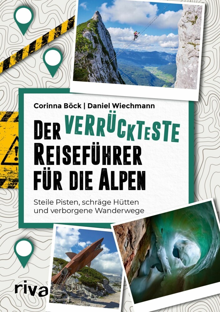 Der verrückteste Reiseführer für die Alpen main product photo
