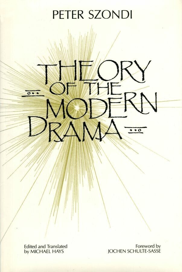 Theory of Modern Drama main product photo