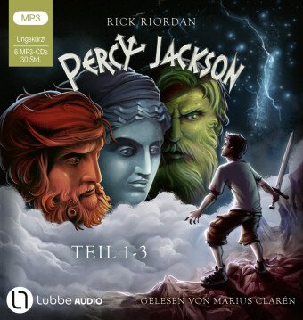 Percy Jackson - Teil 1-3, 6 Audio-CD, 6 MP3
