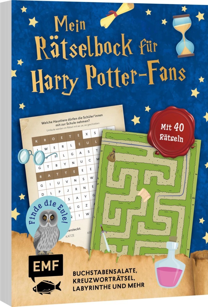 Mein zauberhafter Rätselblock für Harry Potter-Fans - Finde die Eule! main product photo