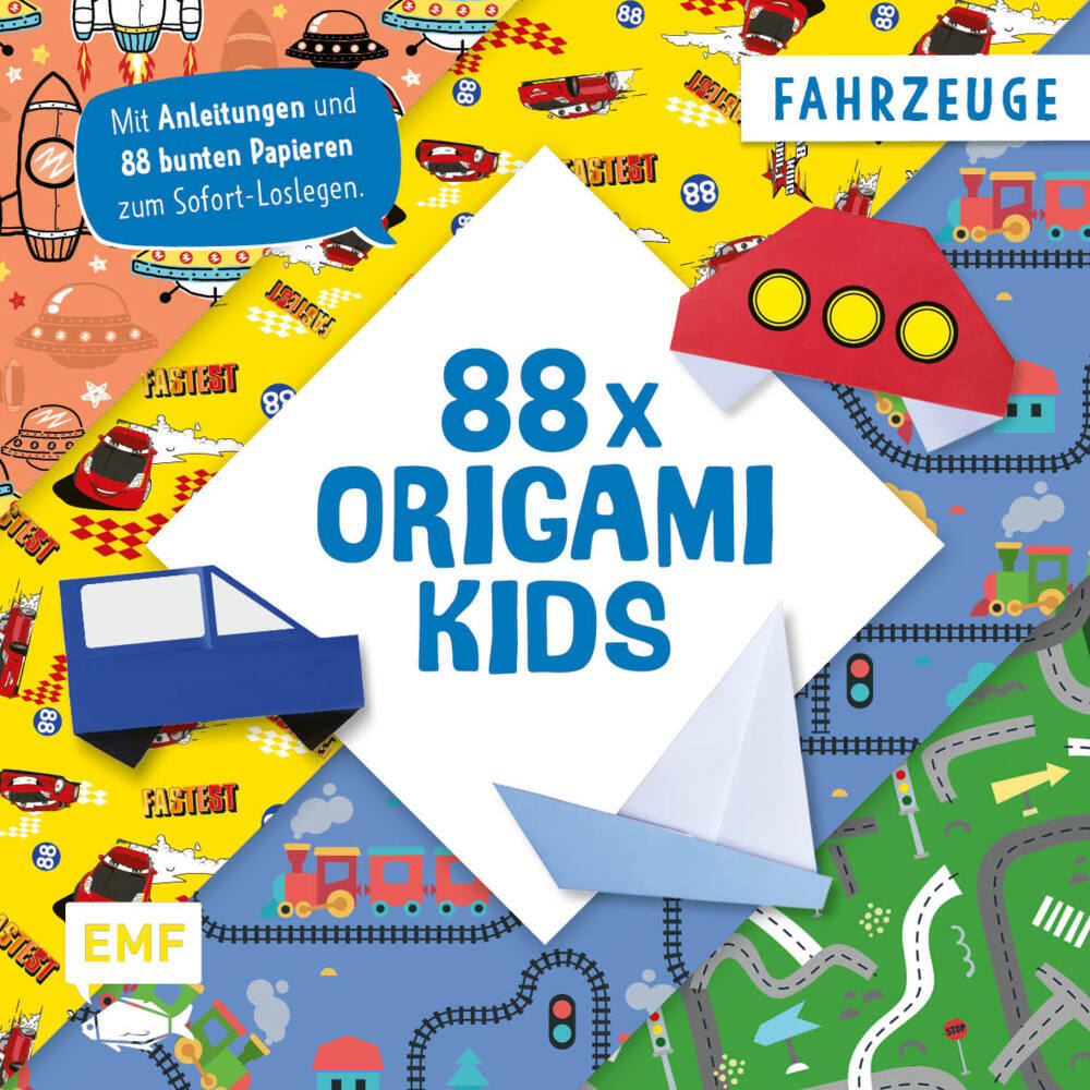 88 x Origami Kids - Fahrzeuge main product photo