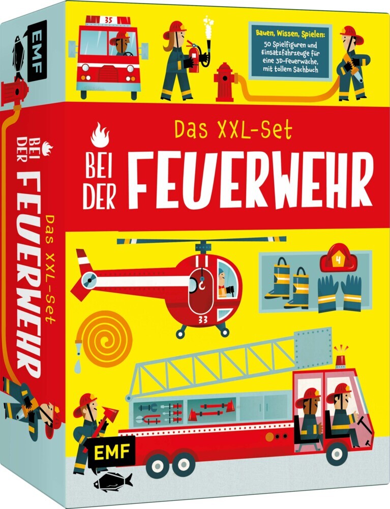 Das XXL-Set - Bauen, Wissen, Spielen: Bei der Feuerwehr main product photo