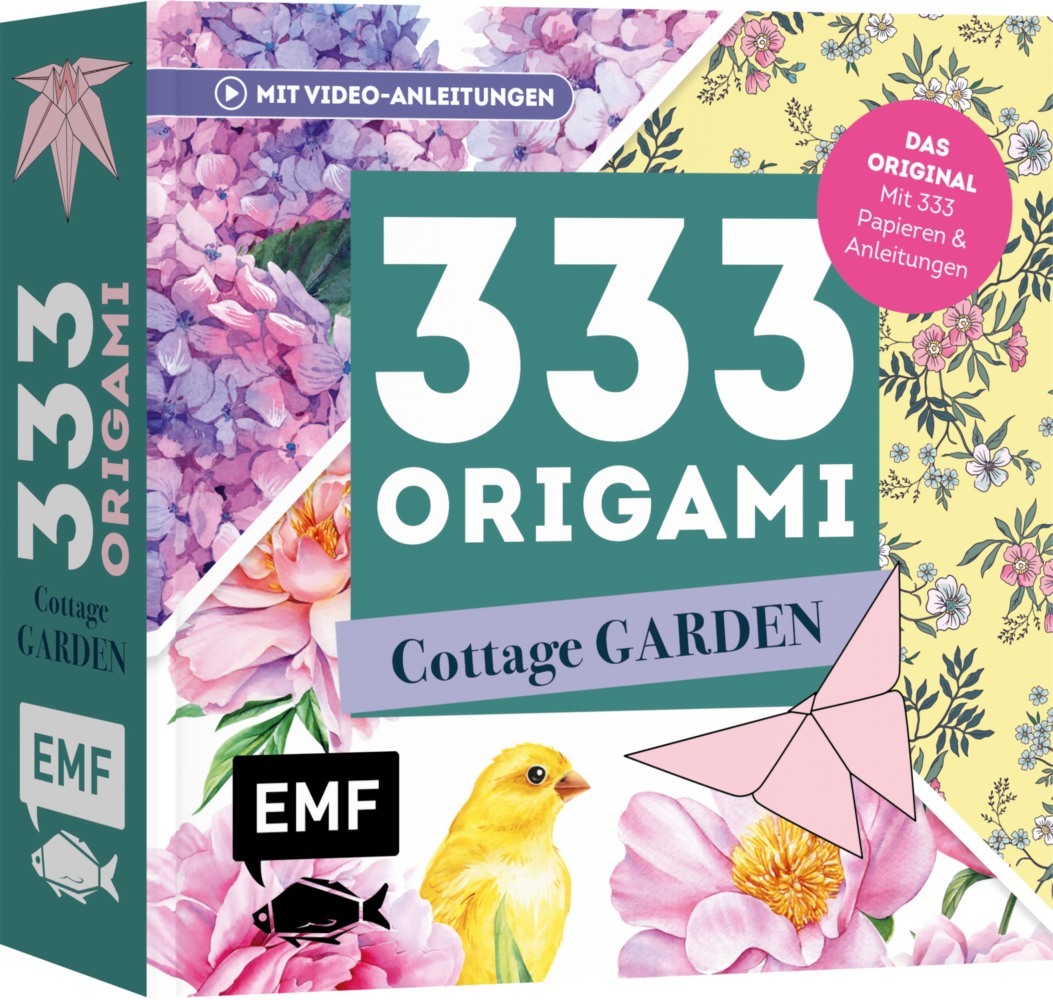 333 Origami - Cottage Garden - Wunderschöne Papiere falten für Blumen-Fans main product photo