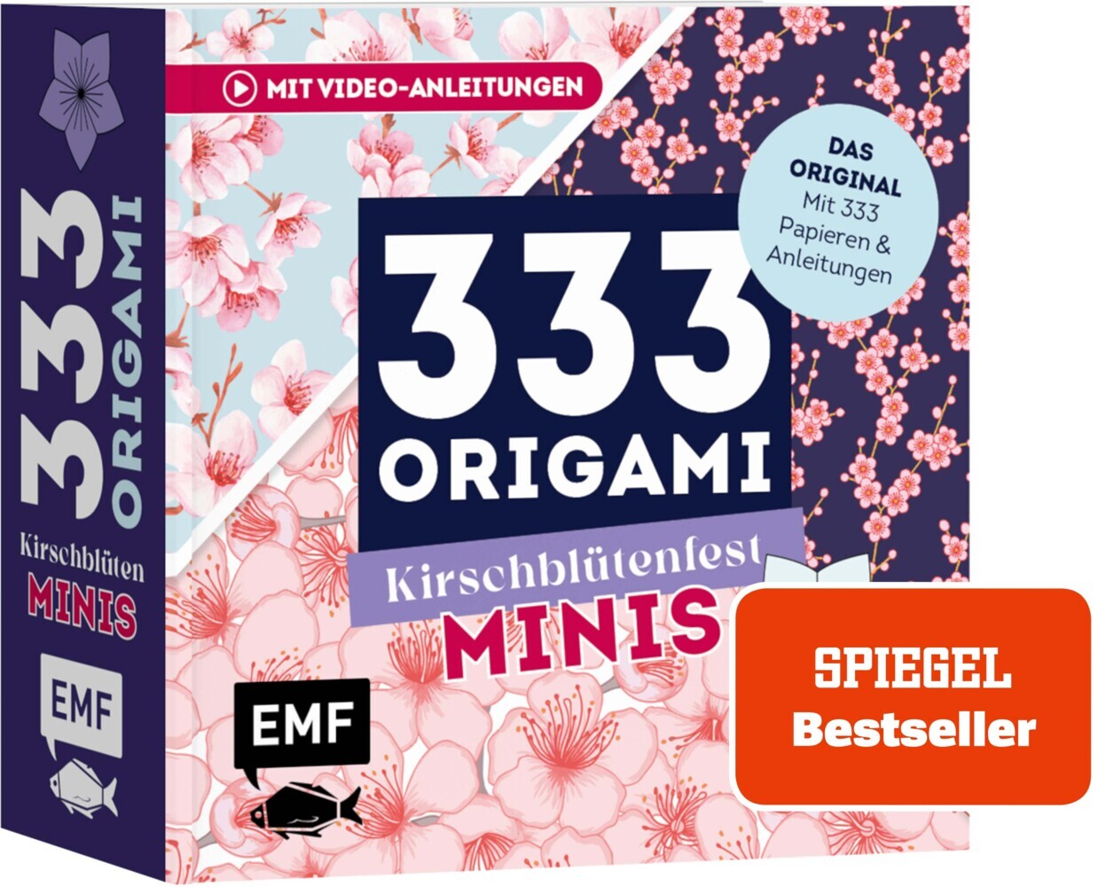 333 Origami Minis - Kirschblütenfest - Dein dekorativer Wendeblock zum kreativen Falten & Notieren main product photo