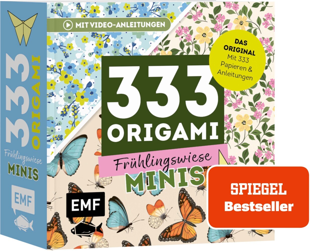 333 Origami Minis - Frühlingswiese - Dein dekorativer Wendeblock zum kreativen Falten & Notieren main product photo