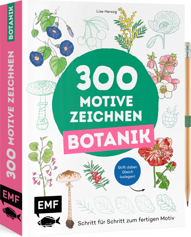 300 Motive zeichnen - Botanik main product photo